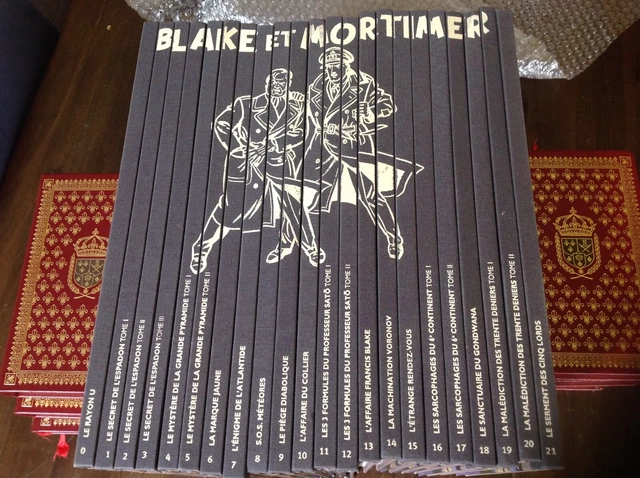 BLAKE ET MORTIMER la Collection Hachette complète intégrale 22 Bd ed ...