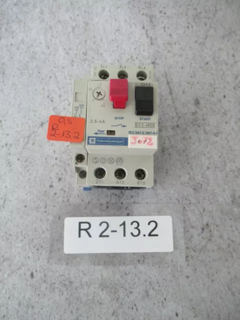 Telemecanique GV2-M08 Motor Circuit Breaker 2,5 -4 Ampere With GV2-AN20
