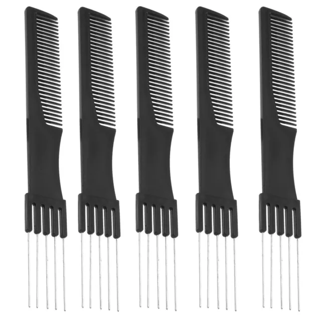 5 Pcs Peigne De Coiffure À Cheveux Professionnel Pince Manquer Aux Femmes