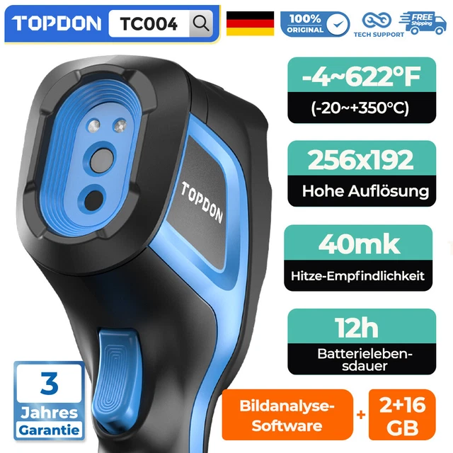 TOPDON TC004 termocamera a infrarossi professionale termocamera IR alta risoluzione