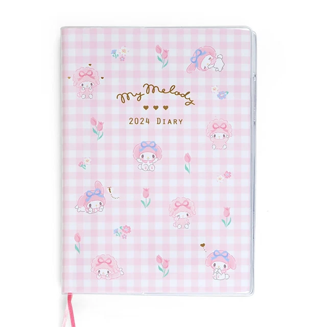 SANRIO MY MELODY 2024 B6 Planner Schedule Book Diary Block Type Cute