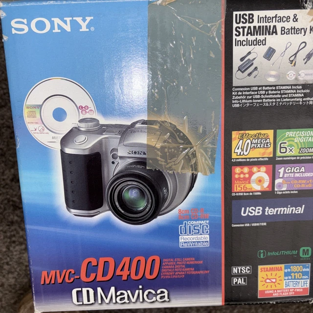 SONY MAVICA MVC-CD400 4.0MP Digital Still Camera - MPEGMOVIE HQX