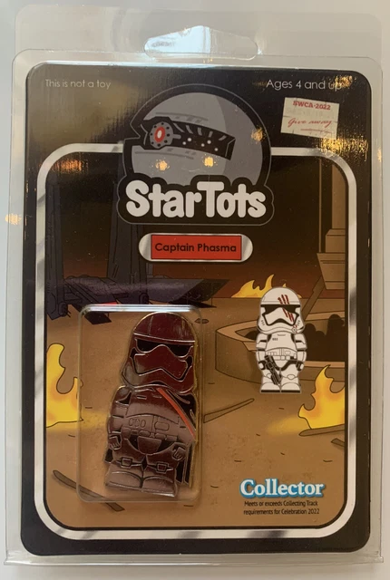 Star Tots Captain Phasma Star Wars Celebration 2022 Anaheim Collecting Track