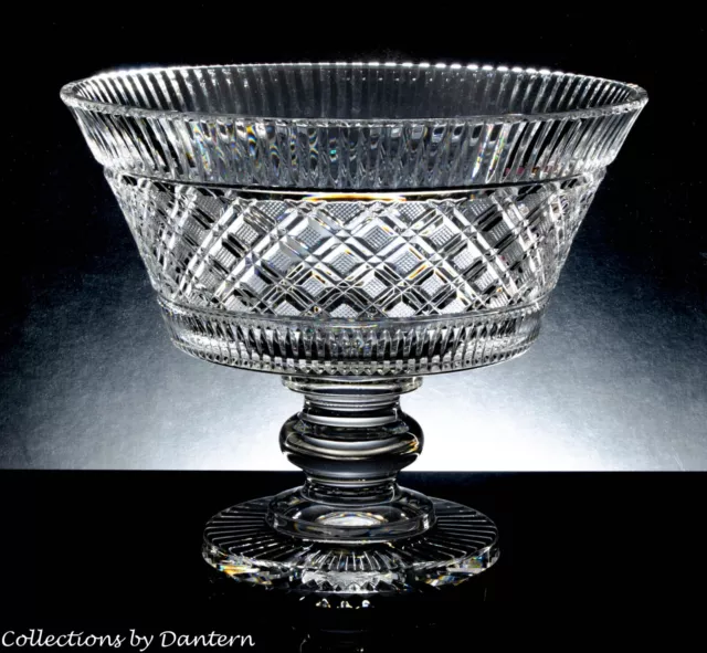 Waterford Crystal Prestige Georgian Strawberry Centerpiece Footed Bowl, 9.5"