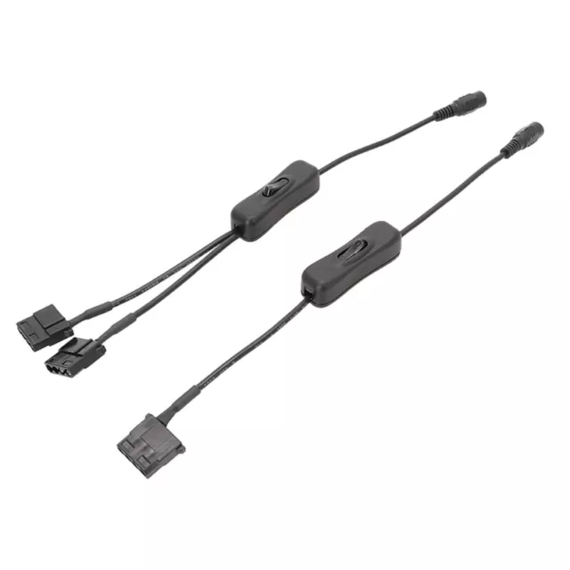 DC5.5x2.1mm to 4Pin for Molex Power Adapter Cable for Powering PC Fans