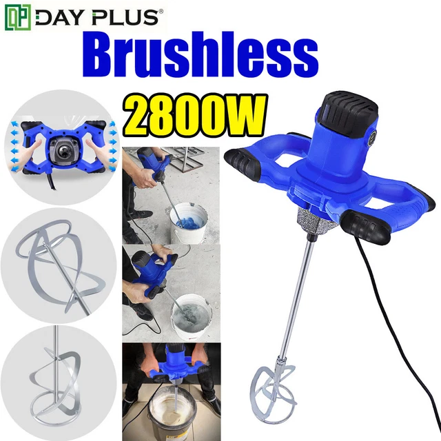 Agitatore professionale 2800 W agitatore per malta betoniera regolabile 6 marce