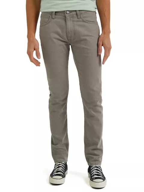 Lee - Herren Slim Tapered Fit Stretch Jeans - Luke Mushroom Light