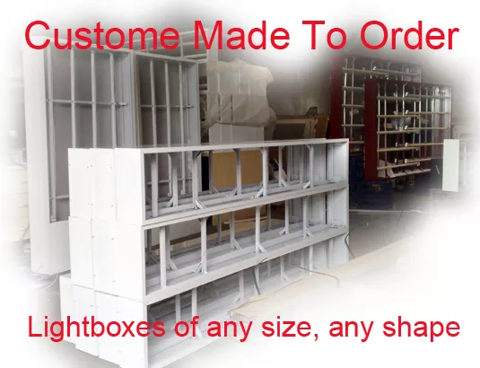 Custom size light box, Under Awning lightbox, small or large  from $429.90