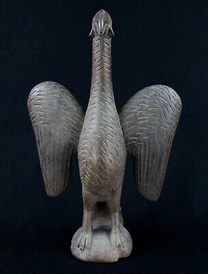 Art Africain Tribal - Ancien Oiseau Ethnie Fon - African wooden Bird - 35 Cms ++