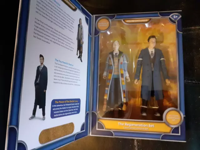 BNIB Doctor Who 13th 14th Dr Regeneration Collector Set 5.5" inch Figures