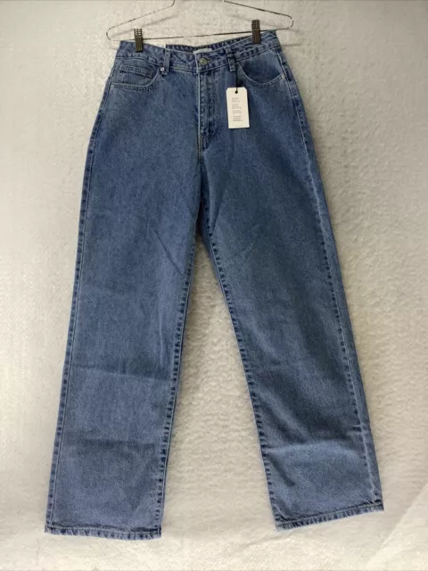 Forever 21 Women’s 90’s Fit Straight Medium Blue Denim Jeans Size 26