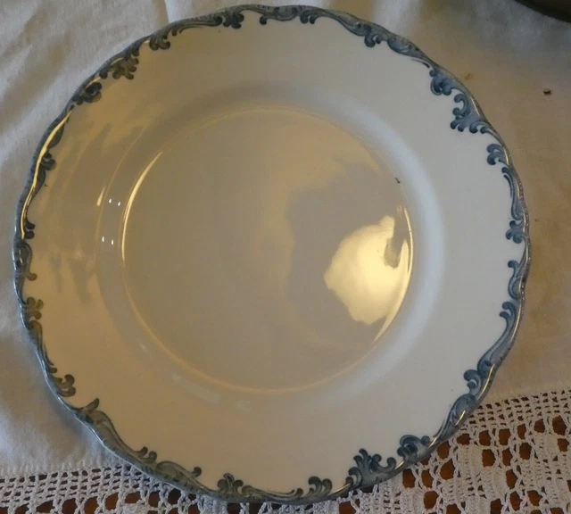 Railroad Dining China Dish Union Pacific Harriman Blue Dinner Plate BM