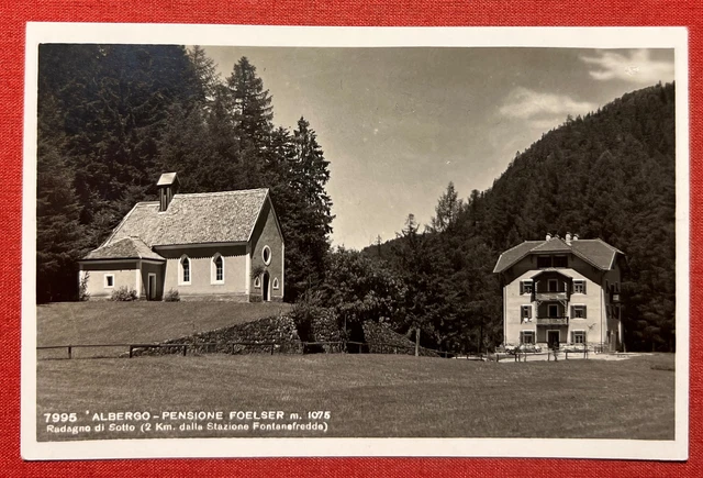 Cartolina - Albergo - Pensione Folder - Redagno di Sotto - 1950 ca.
