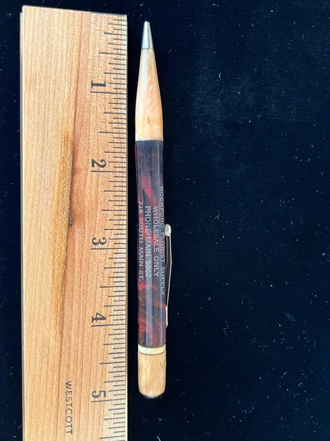Vintage 1950's Mechanical Pencil ROCKFORD FLORAL SUPPLY - Redipoint Rockford MI?