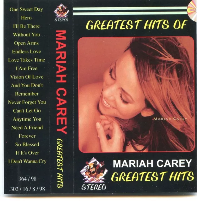 Mariah Carey "Greatest Hits" Egypt Alb K7 Mc Cassette Tape '98 Egypte / + Rare +