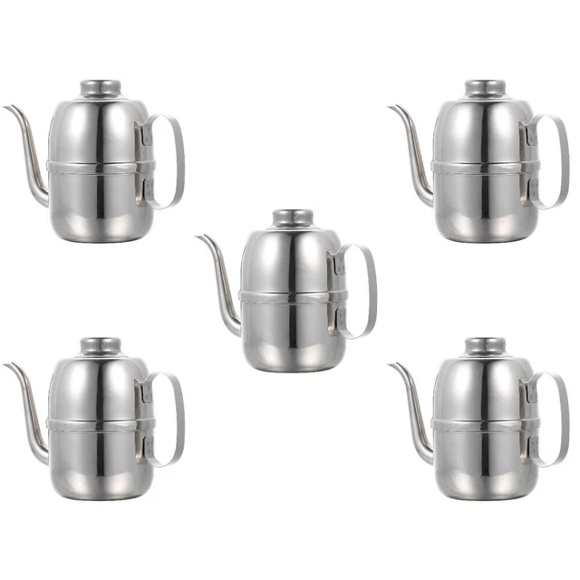 Sauce Dispenser Vinegar Cruet Stainless Steel Oil Pot Vinegar Jar