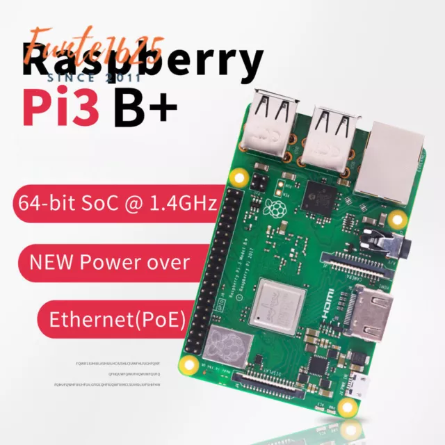 2018 Raspberry Pi 3 Model B+ 1.4GHz 64-bit Quad-Core Cortex-A53 CPU BSG