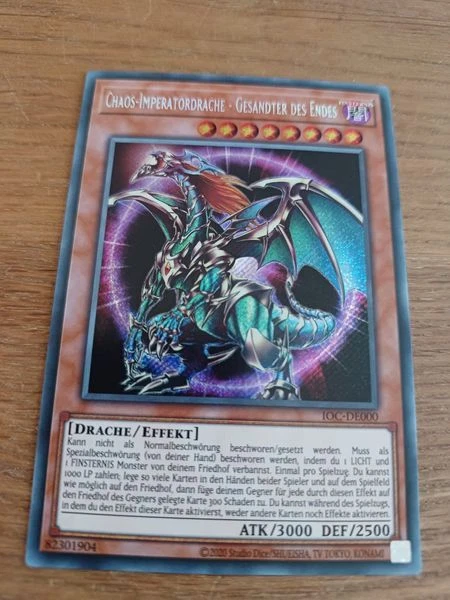 Chaos Imperatordrache Gesandter Des Endes Neuer Effekt 25TH CHAOS-IMPERATORDRACHE - Gesandter des Endes IOC-DE000 Secret Rare