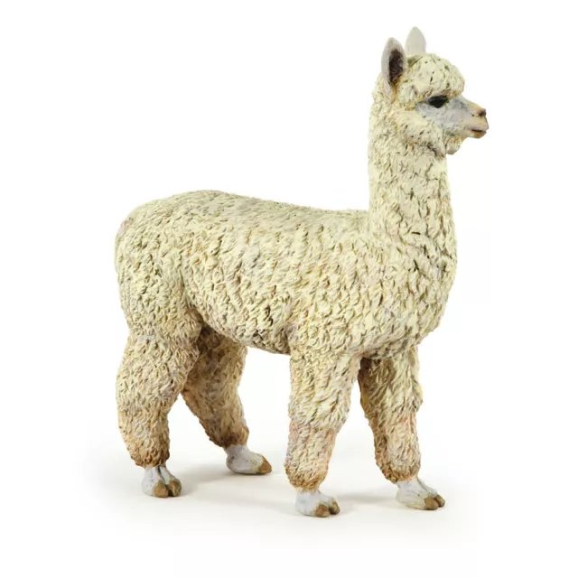 PAPO Wild Animal Kingdom Alpaca Toy Figure, White (50250)