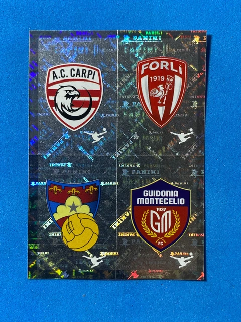 SET COMPLETO SCUDETTI Serie A 1997 98 18 Figurine Calciatori Panini New