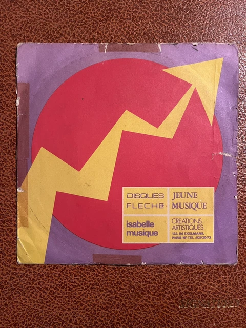 Carte Collector Claude François - PDG Disques Flèche - Vintage 70s - Rare