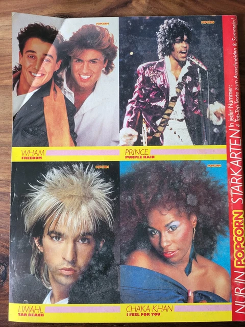 Popcorn Zeitschrift Feb 1985 Nr.1 Duran Duran Wham Elvis gut erhalten Magazin 2