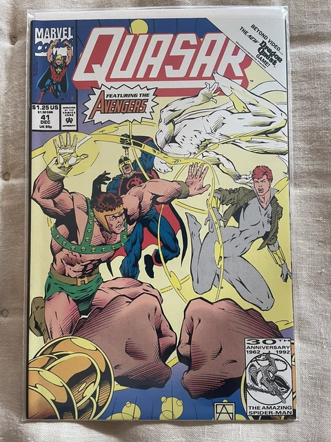 Lot of 5 Marvel QUASAR “Infinity War” Comics: #38,39,40,41,42 ft. the AVENGERS 5