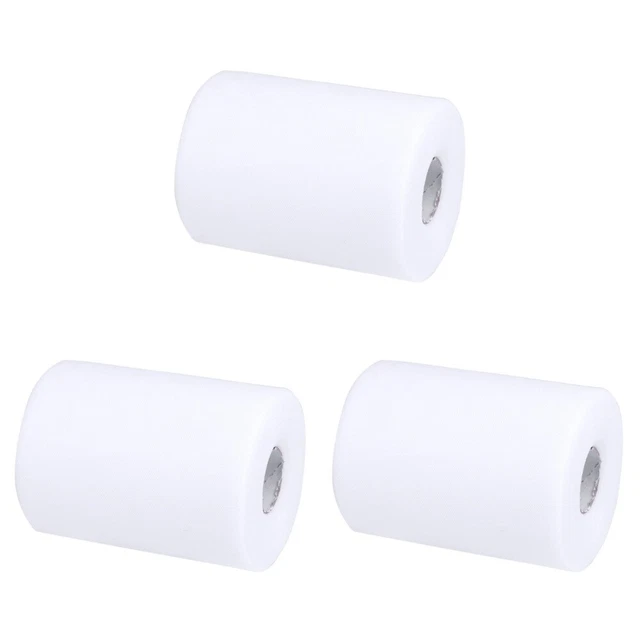 3x 6"x100YD HAZLO TÚ MISMO MALLA DE TELA DE TUL CINTA ROLLOS DE FAJA PARA SILLA