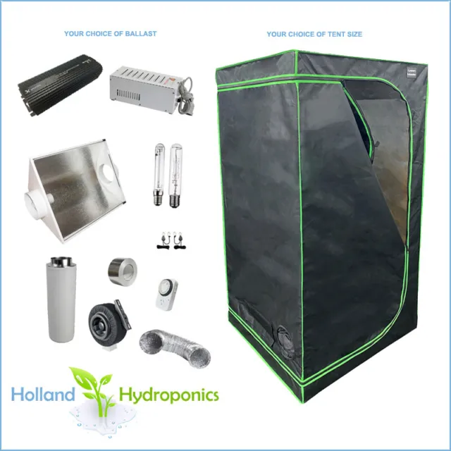 Tent+600W Magnetic/Digital Ballast+Hps+Mh Lamp+Coolvent Reflector+Fan+Filter Kit