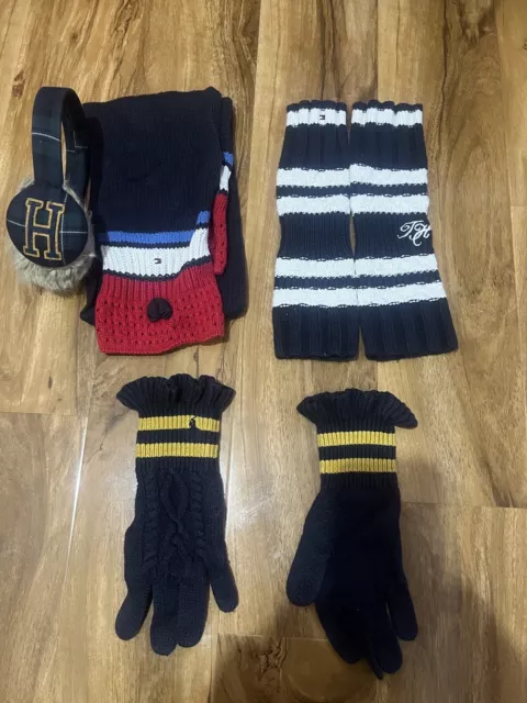 Tommy Hilfiger & Ralph Lauren Girl’s Scarf, Gloves, Leg Warmer & Ear Warmer