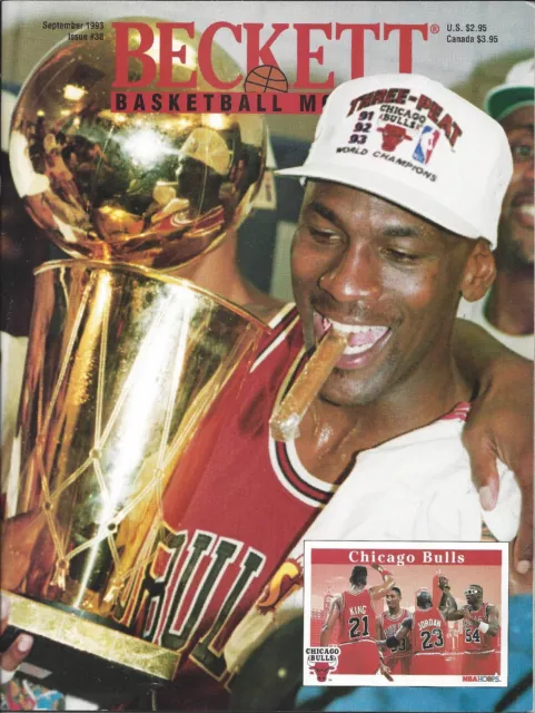 Michael Jordan on Cover Becketts NBA Basketball Price Guide September, 1993