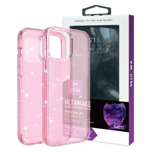Ultimake Glitter Shockproof Case Cover for iPhone 15 Pro Max