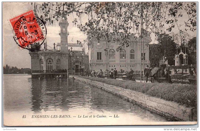 95 ENGHEIN LES BAINS - le lac et le casino.