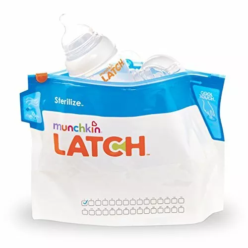 Munchkin Latch Steriliser Bags, Pack of 6