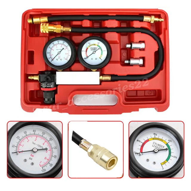 Cylinder Leak Detector For Car Petrol Engine Gauge Tool Automobile Tools TU-21 Compression Leak - Foto 6