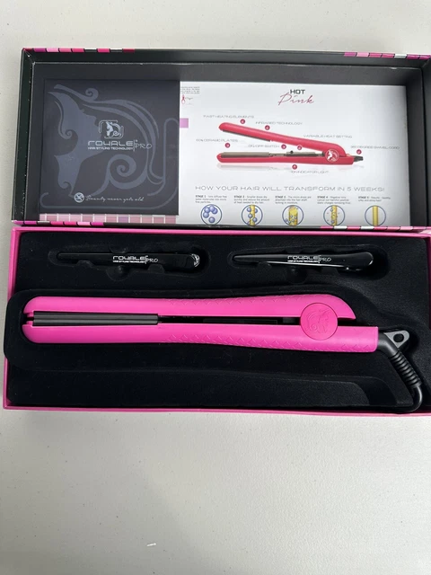 ROYALE Hair Straightener Classic Flat Iron 100% Ceramic Infrared Heat