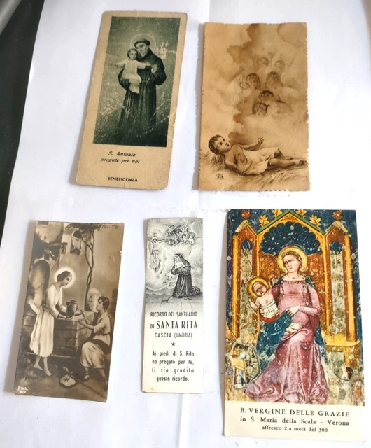 inno Gesù bambino, San Antonio, Santa Rita Cascia, Beata Vergine delle Grazie