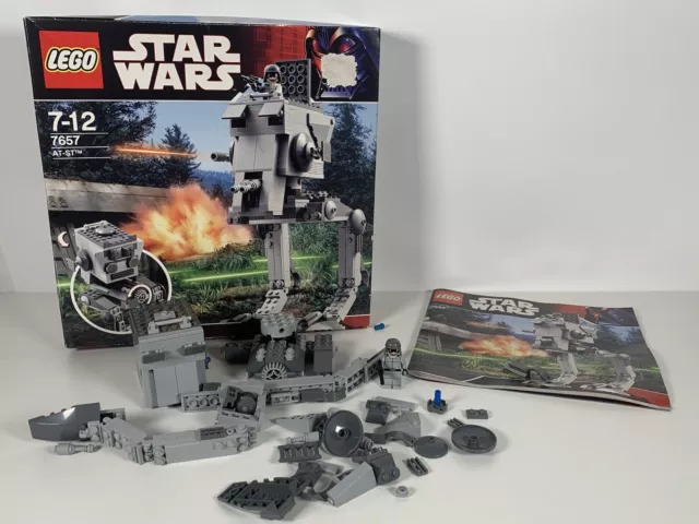 LEGO Star Wars AT-ST Set (7657) With Box & Instructions - Good Condition