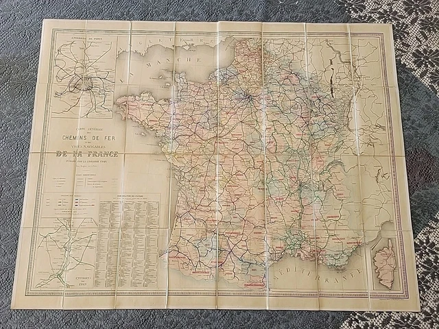 Vieux Puzzle G. Pauly - France Et Chemins De Fer - Complet 20 Pièces