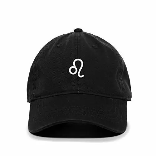 Leo Zodiac Sign Baseball Cap Embroidered Cotton Adjustable Dad Hat