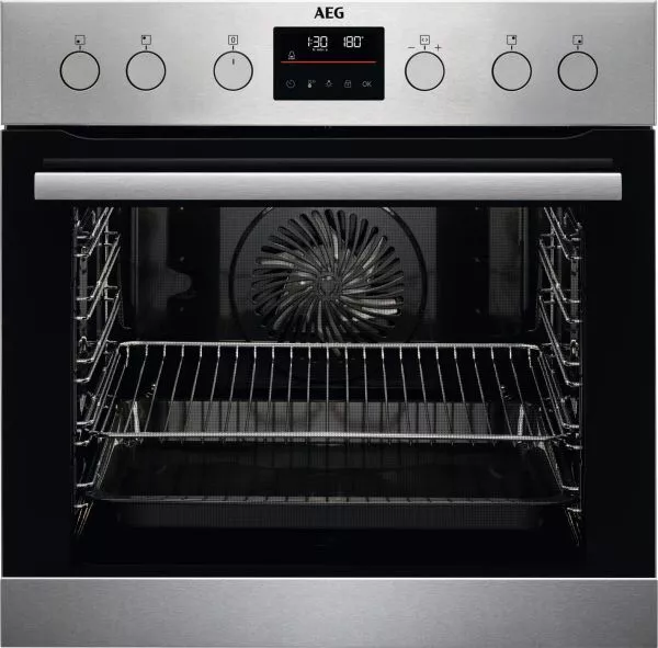 Aeg EPB335060M - Insert à Bois / Four - Inox Avec contre Empreintes Digitales