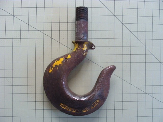 Yellow Crosby Laughlin Swivel Hook
