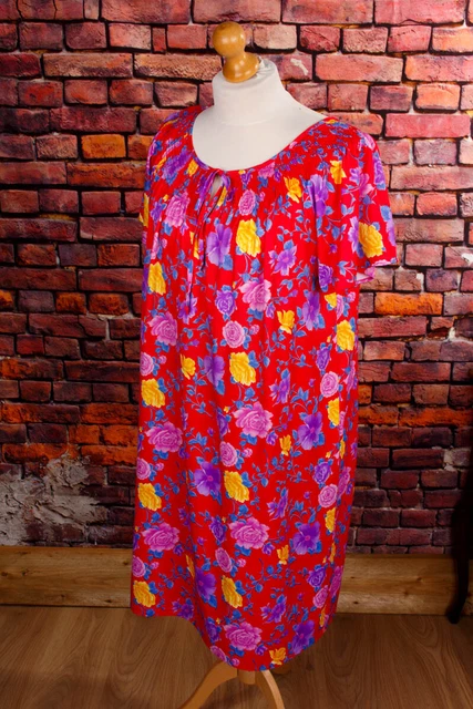 Lilo-Kostüm Kleid Für Mädchen – Rotes Hawaii-Kleid Mit Blattdruck, Kurzärmlig (Größen 3–10 Jahre, Für Halloween & Mottoparty)