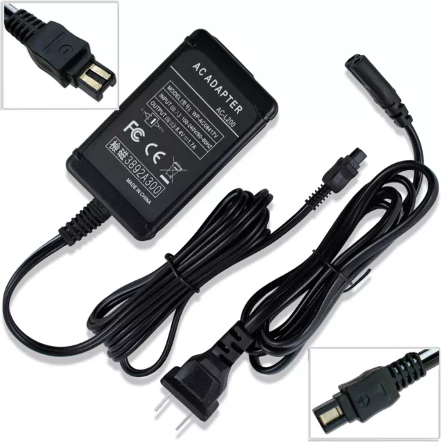 AC Adapter Charger Power For Sony HandyCam DCR-PC350 DCR-SR40 DCR-SR42 DCR-SR45
