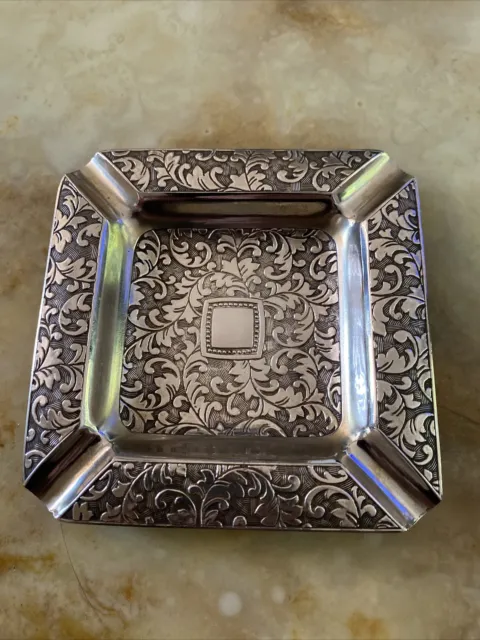 lovely vintage silver plated ashtray