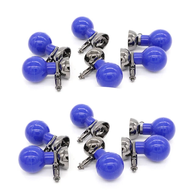 3set For 4.0/3.0mm,Snap,pinch ECG Electrodes Suction Cup Universal fitsECG cable