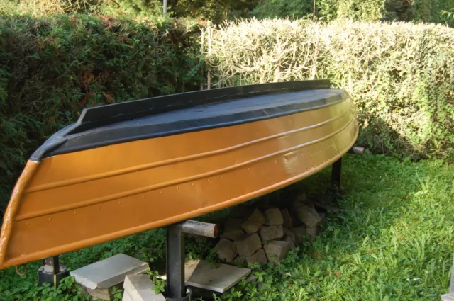 Alu-Ruderboot für Freizeit, Angeln, Hochwasser, 4 x 1,2 m, mit E-Motor 12 V