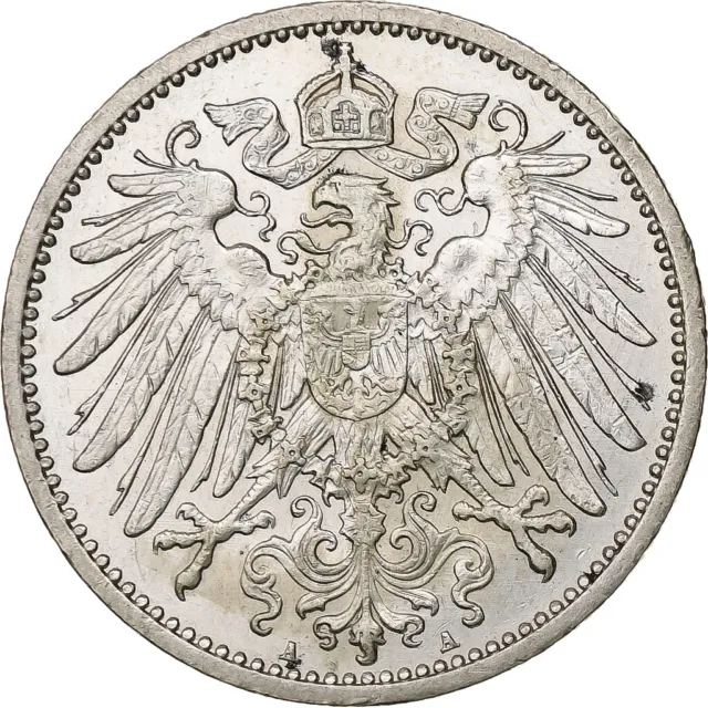 [#1114186] GERMANY - EMPIRE, Wilhelm II, Mark, 1914, Berlin, Silber, VZ, KM:14