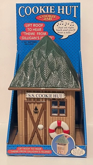 Cookie Hut Gilligan’s Island TV Theme Song Musical Cookie Jar - NEW OLD STOCK