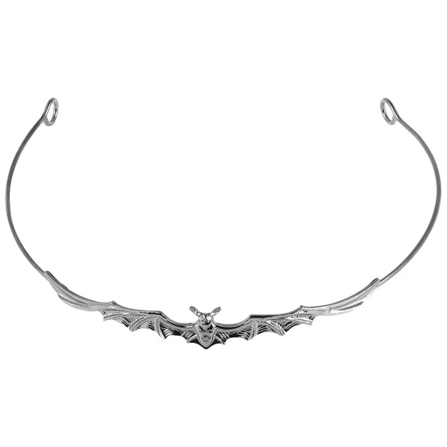5 PCS Bat Crown Alloy Bride Halloween Scary Headband Devil Gothic Headbands